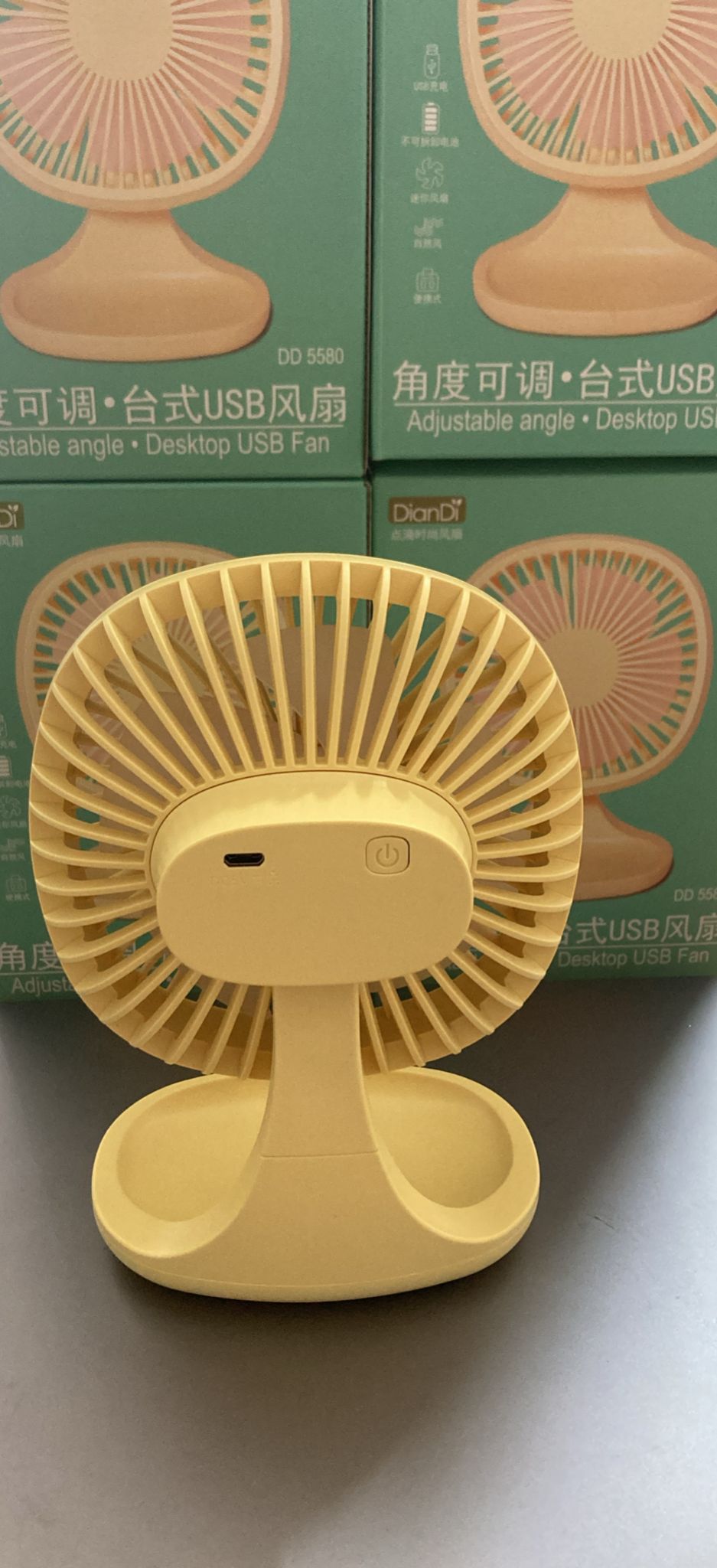 Bilişim Burada YM88192A DD5580 Masaüstü Oynar Başlıklı Fan Sarı